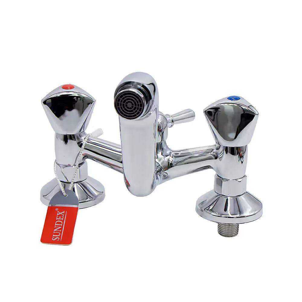 Sundex Double Handle Bath Shower Mixer - View 4