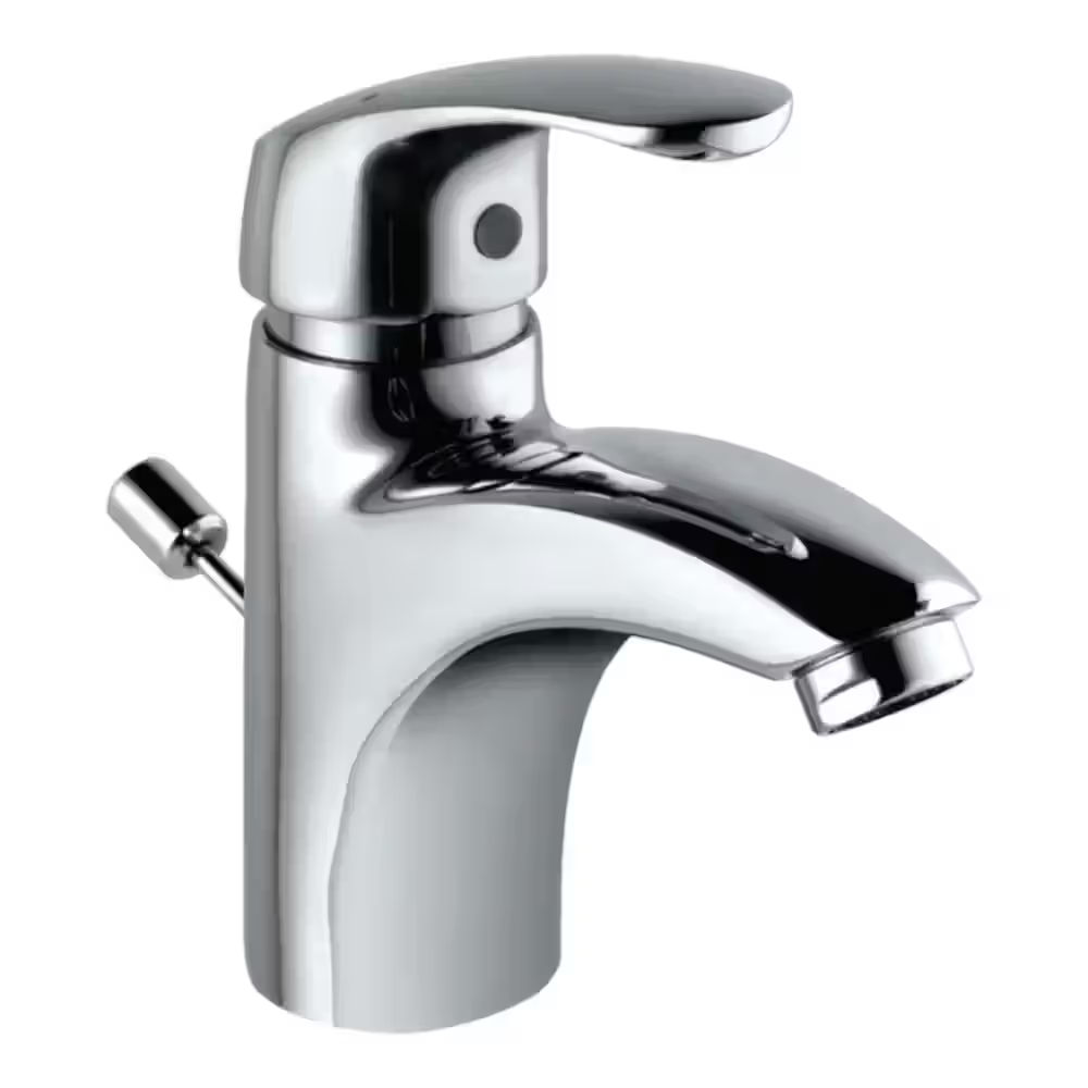 Jaquar - Single Lever Extended Basin Mixer With Popup Waste - Chrome