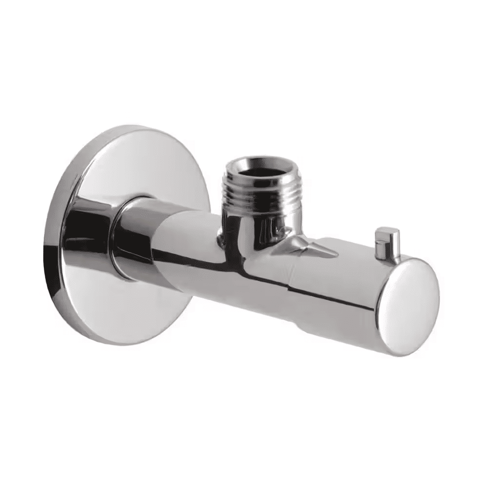 Milano Vado Pex 141200100222 1/2" Chrome Angle Valve with Flange