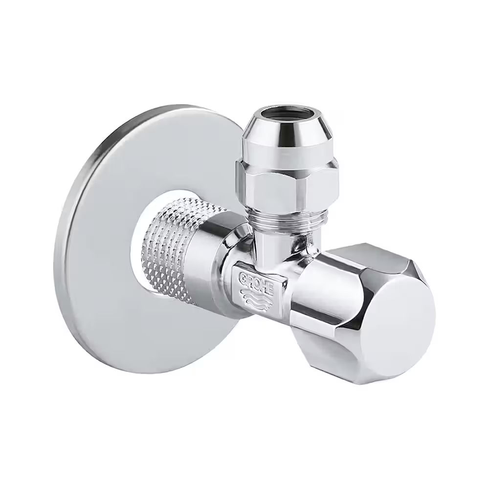 Grohe 1/2 x 3/8" Angle Valve with Spindle Shut off
