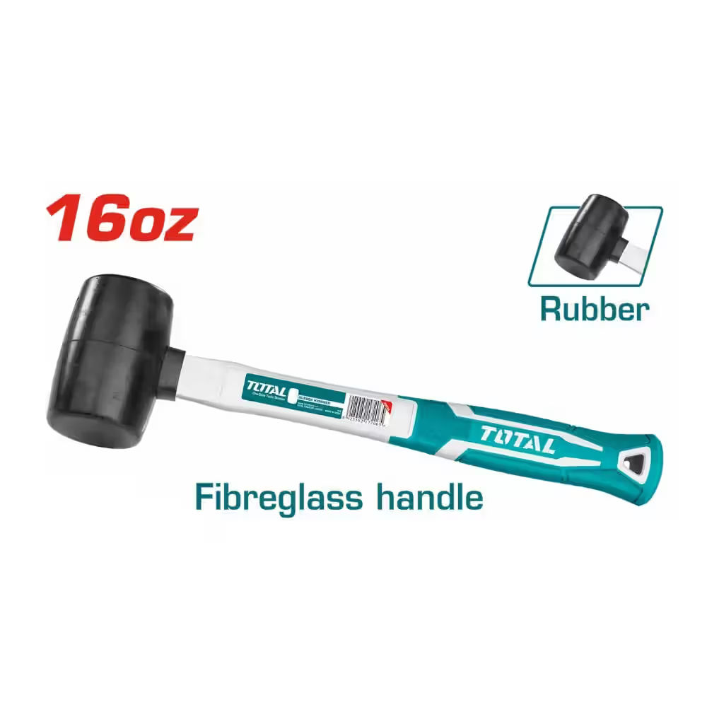 Total - Rubber Hammer – 16oz - View 2