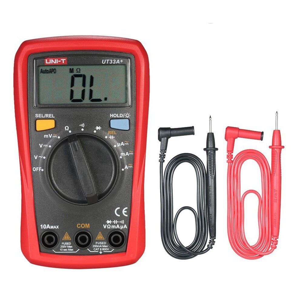 UNI-T UT33B Palm Size Digital Multimeter (200V–600V) - View 6
