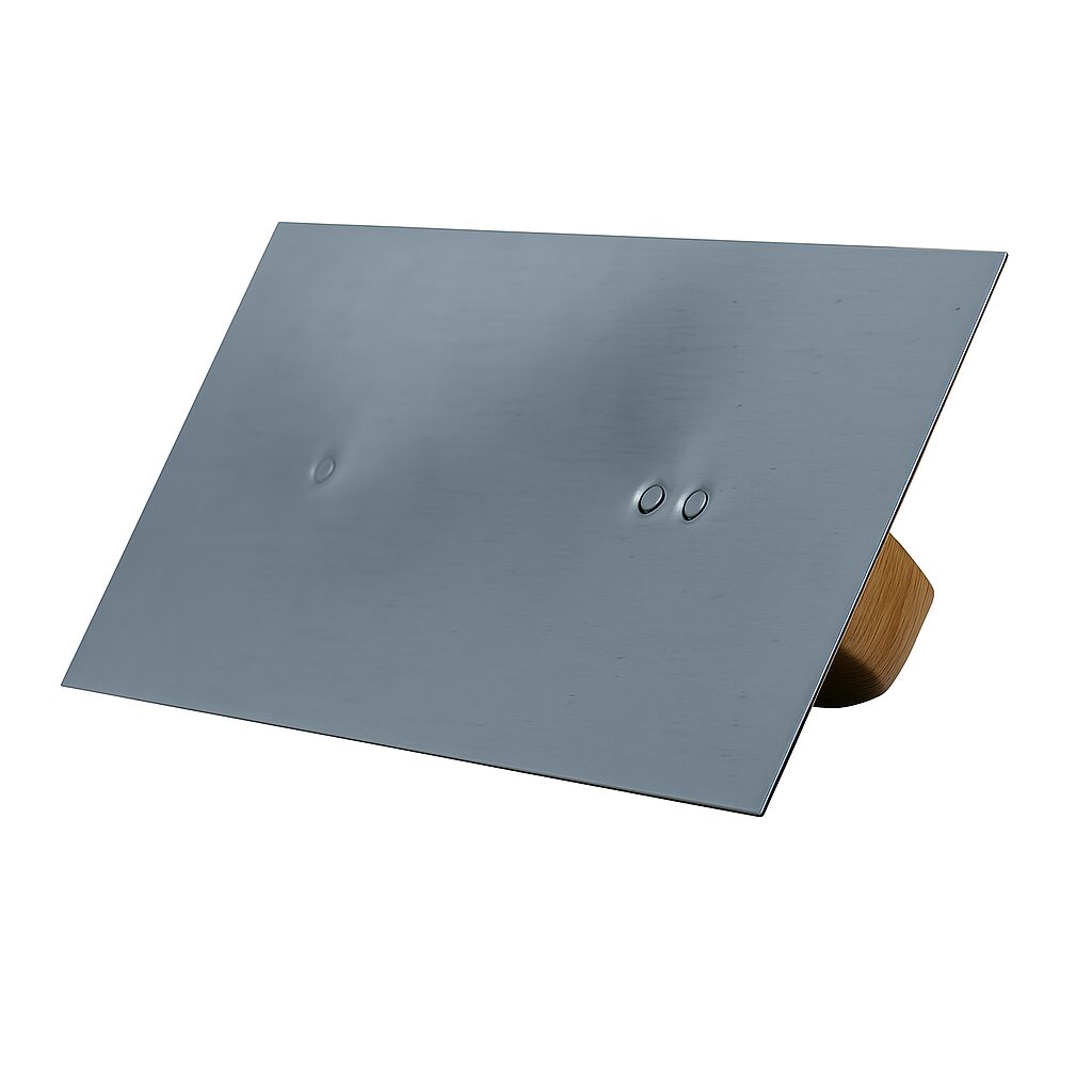 Steel Gurmala with Wooden Handle - View 2