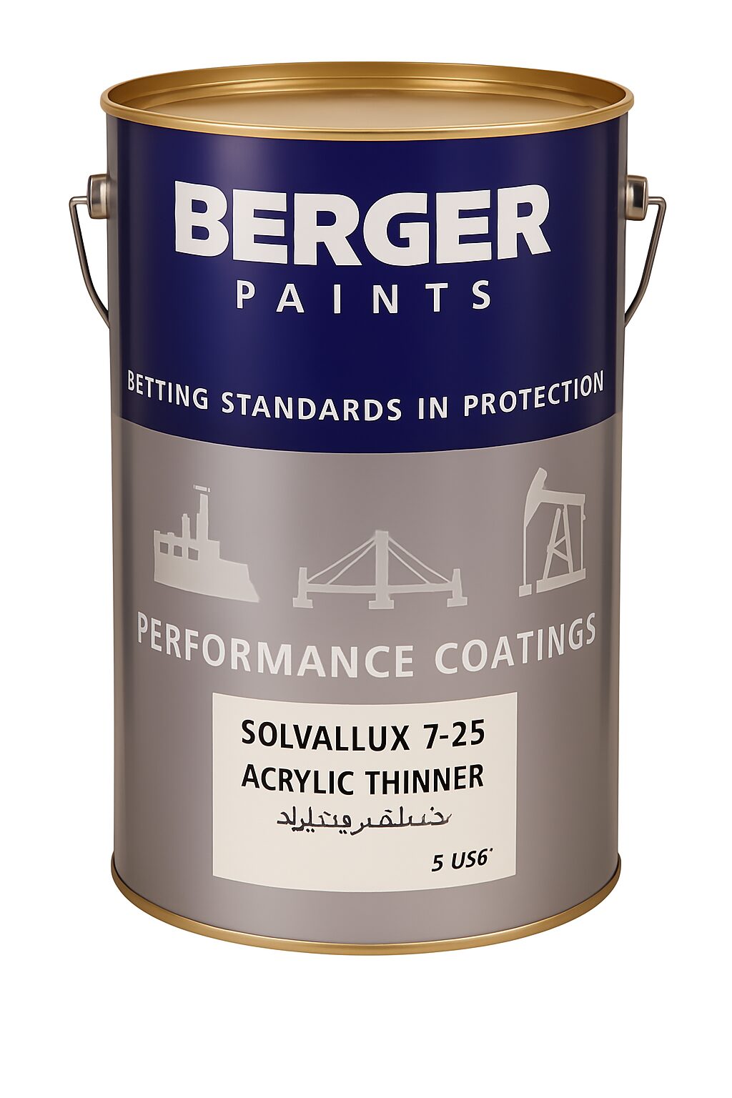 Solvalux 7 25 Acrylic Thinner - 5 USG