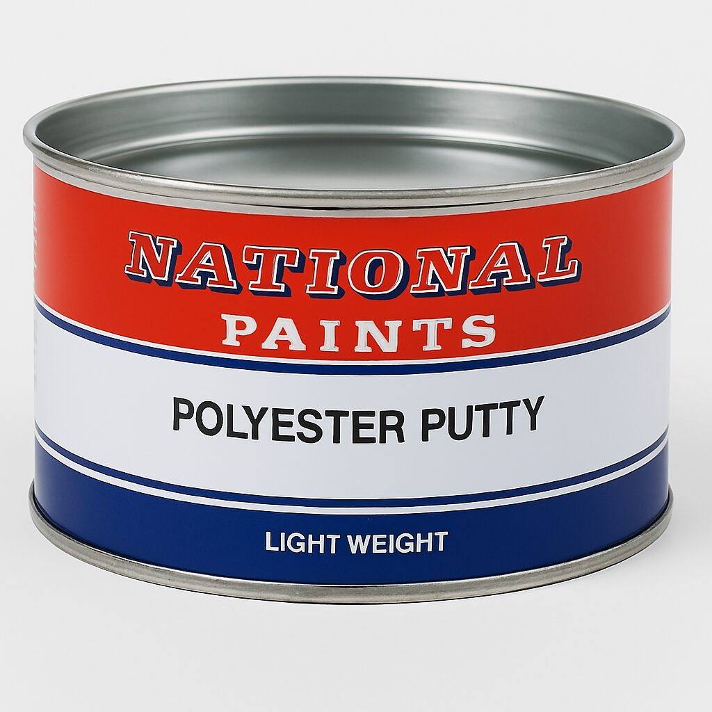 National Paints Light Weight Polyester Putty - Matt Grey