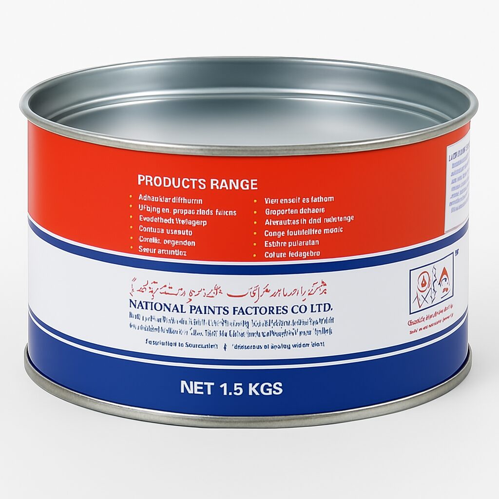 National Paints Light Weight Polyester Putty - Matt Grey - View 2