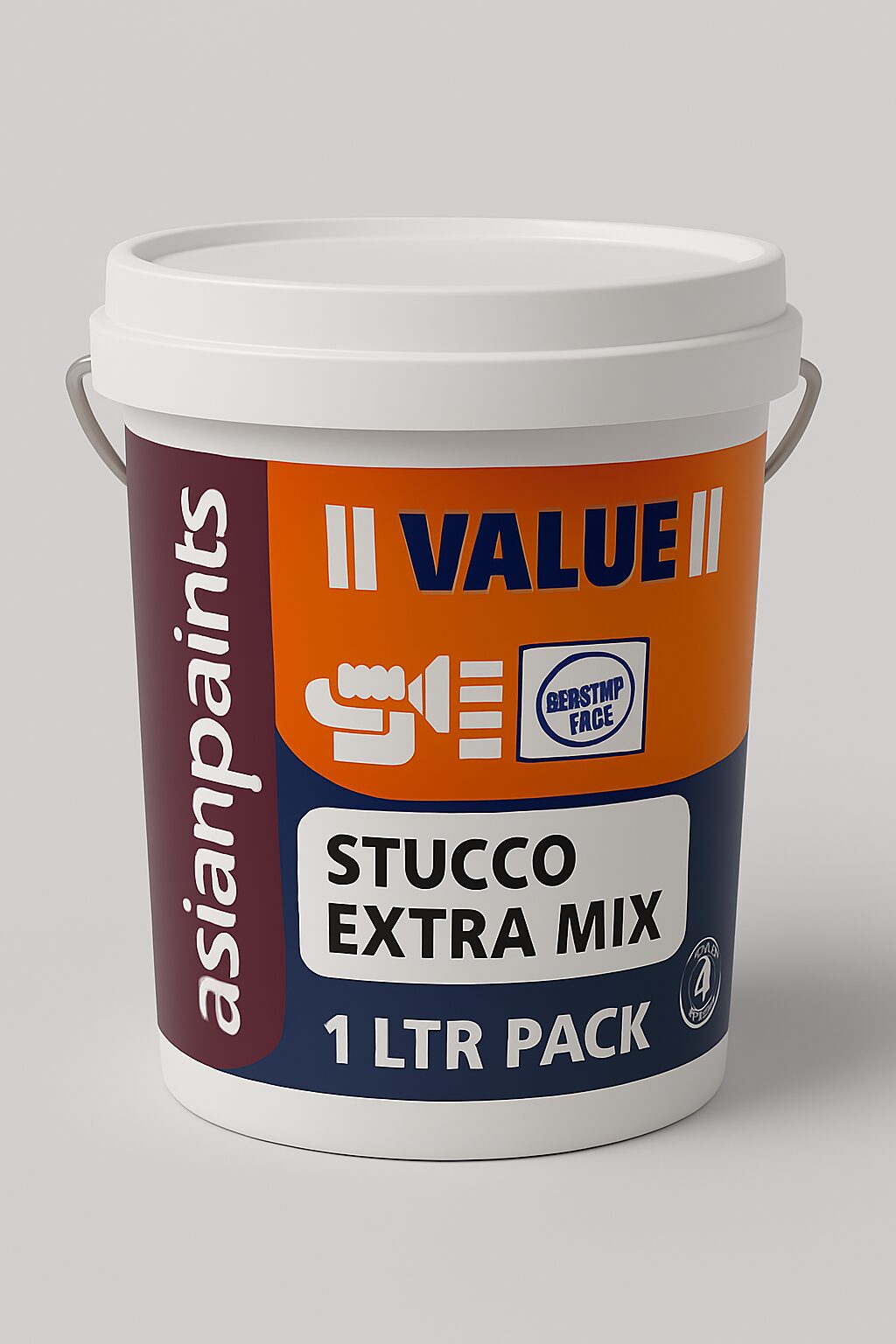 Asian Paints Berger Stucco Extra Mix Co-polymer Based Filler - White