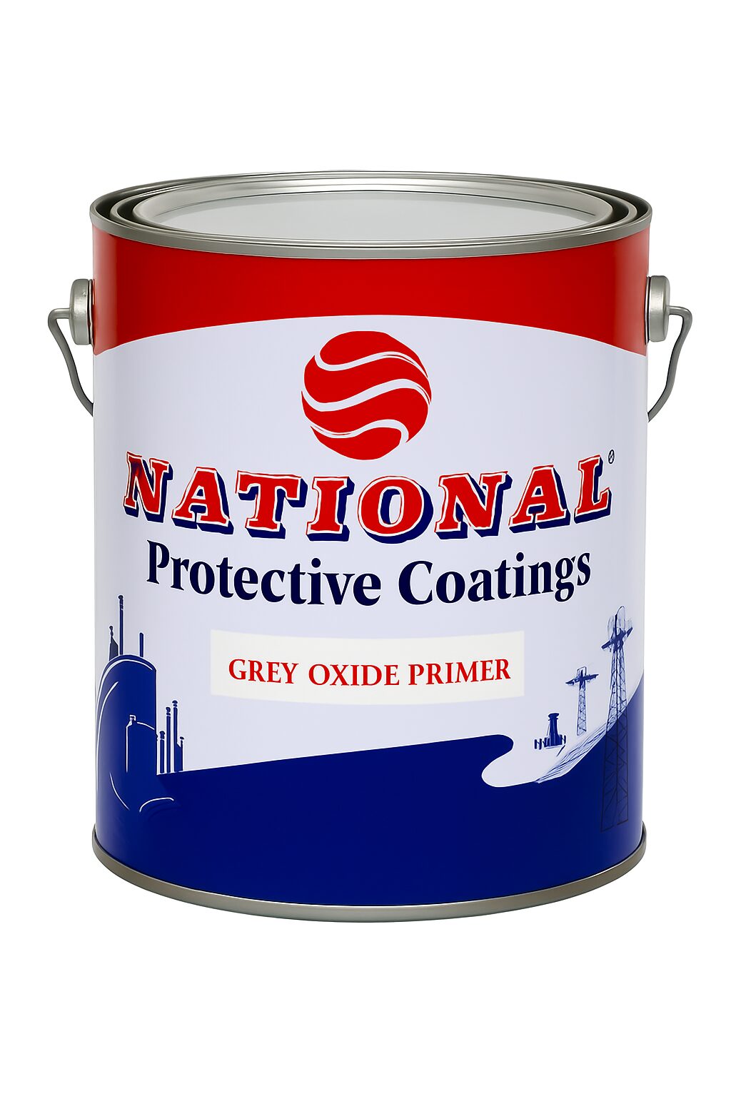 National Paints 18L Grey Oxide Primer.