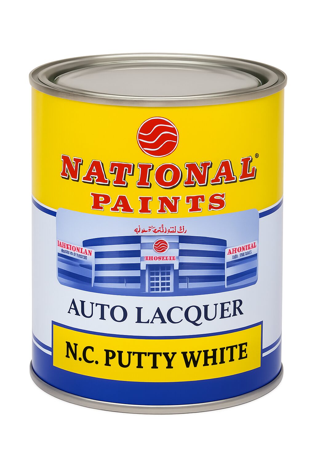 National N.C. Putty For Wooden And Steel Surfaces 3.6 L