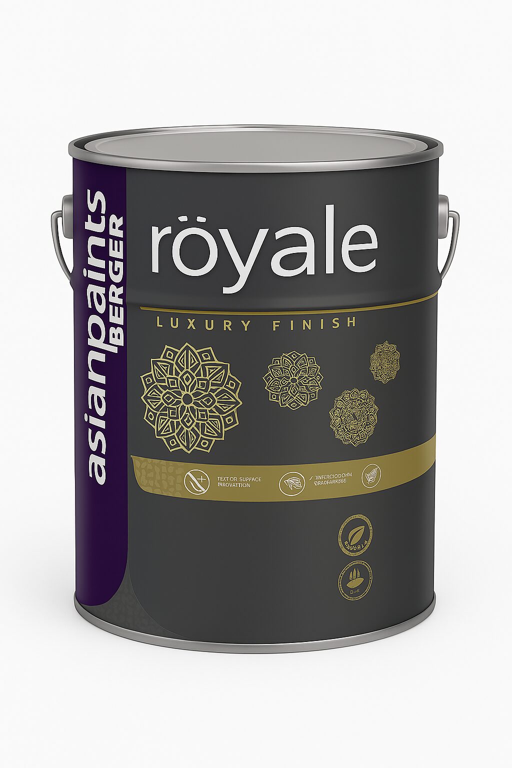 Asian Paints Berger Royale Gloss Enamel W0 Base - 3.6L