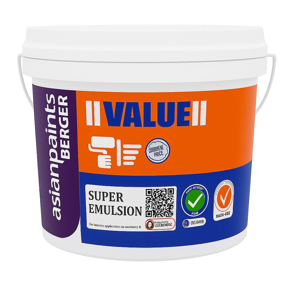 Asian Paints Berger 4L Value Super Emulsion 29 - Off White