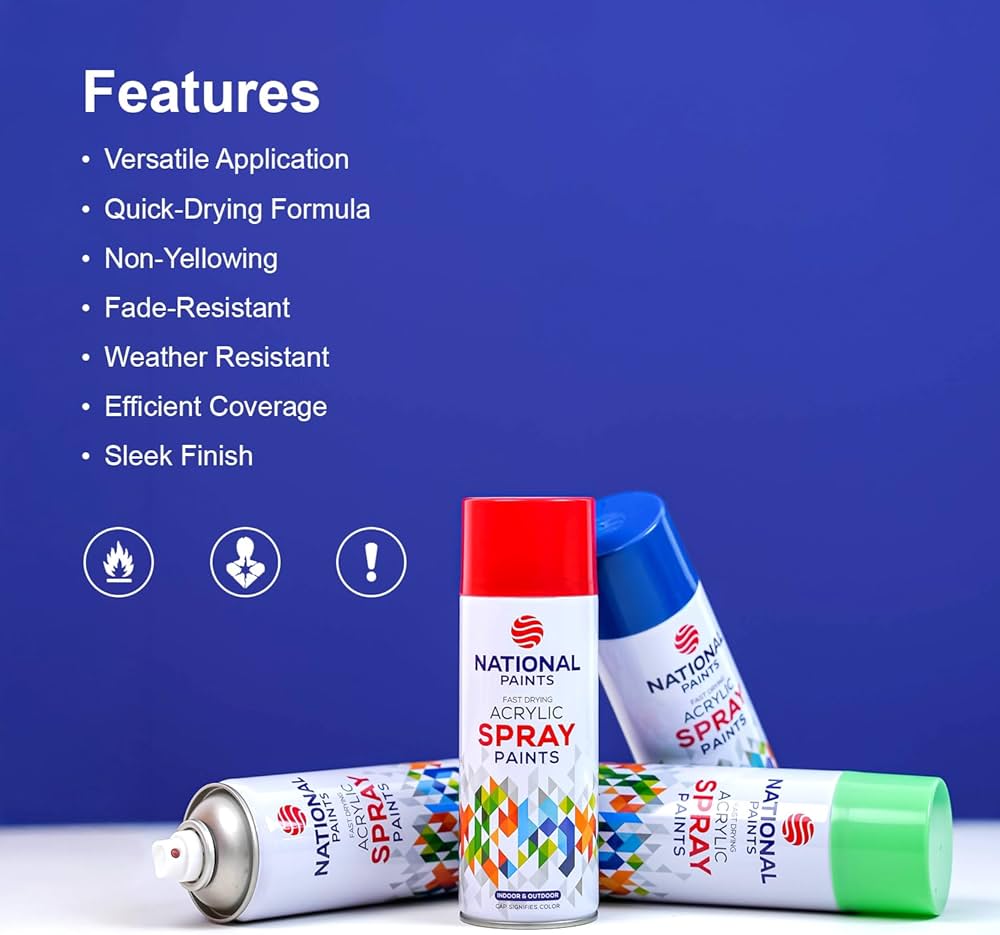 National Acrylic Spray Paint