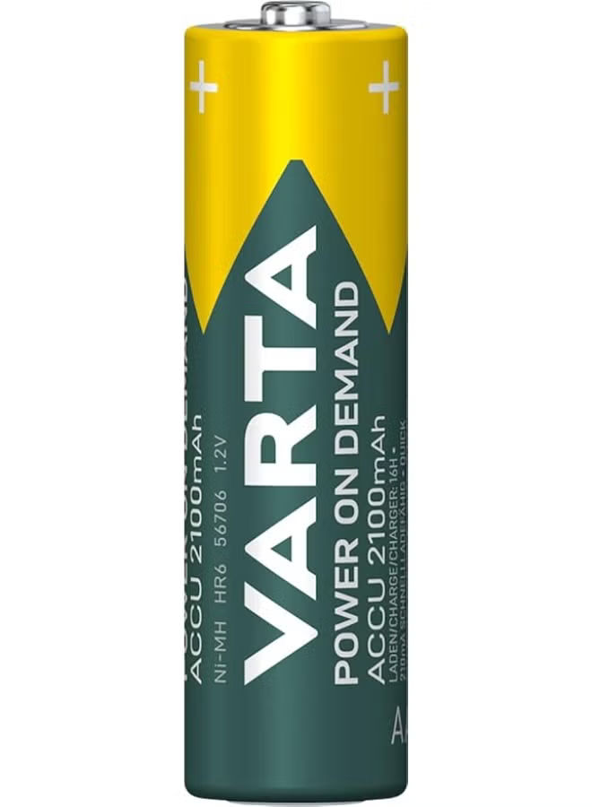 AA Rechargeable 4 pcs Ni-Mh battery ACCU 2100 mAh - View 4