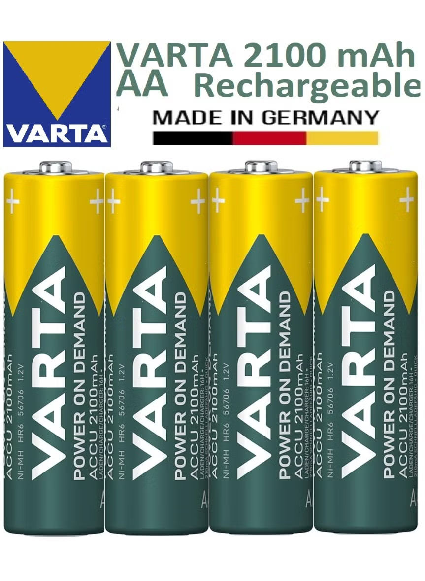 AA Rechargeable 4 pcs Ni-Mh battery ACCU 2100 mAh - View 3