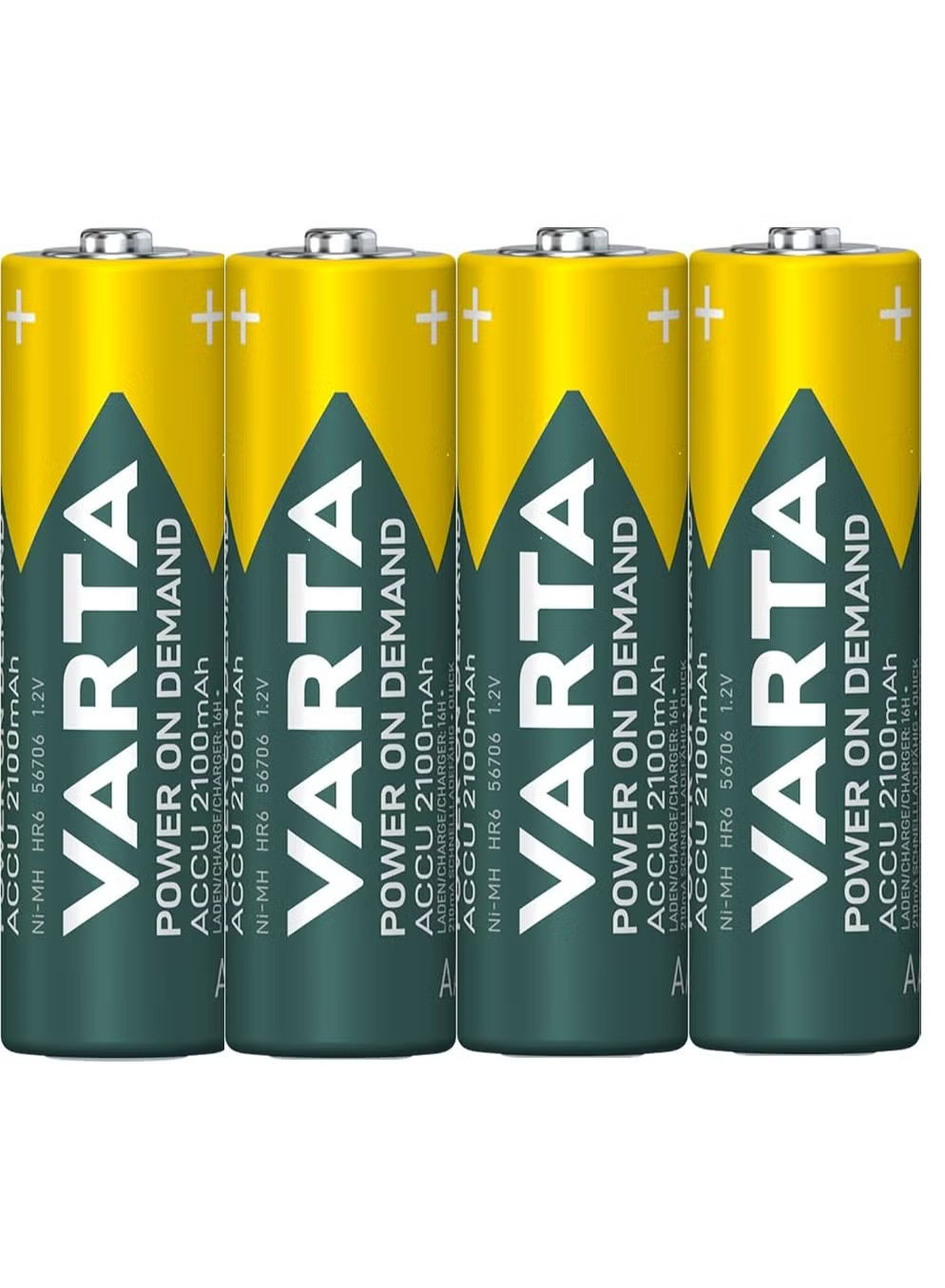 AA Rechargeable 4 pcs Ni-Mh battery ACCU 2100 mAh - View 5