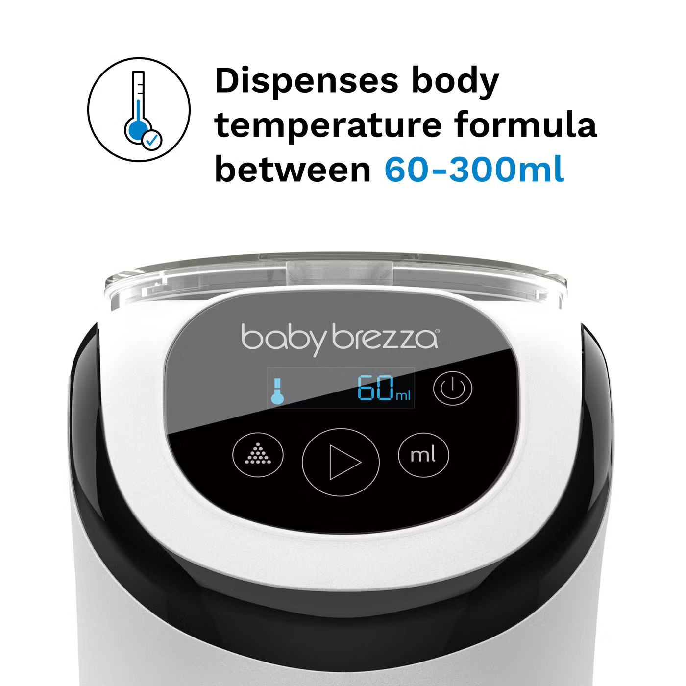 Baby Brezza Formula Pro Mini Baby Formula Mixer Machine Fits Small Spaces and is Portable for Travel– Bottle Makers Makes The Perfect Bottle for Your Infant On The Go, White - View 6
