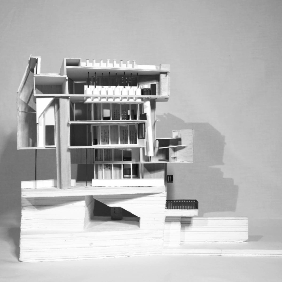 1:100 Sectional Model of the Textile Recycling Factory