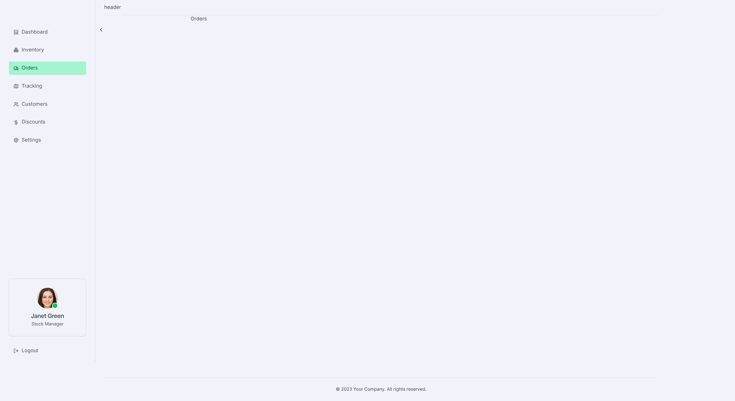 Dashboard Starter Template (Tailwind + HTML)