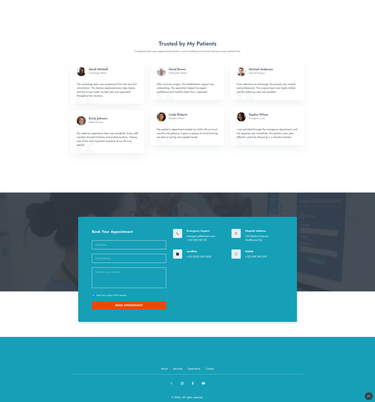 Fahad Yasin – Modern Doctor & Healthcare Website Template