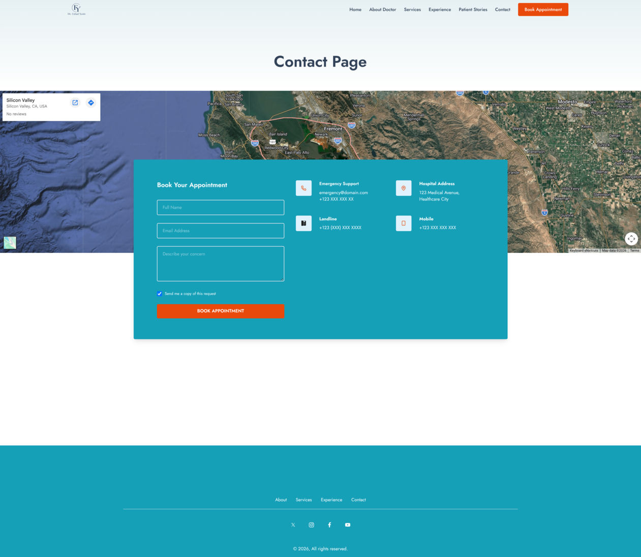 Fahad Yasin – Modern Doctor & Healthcare Website Template