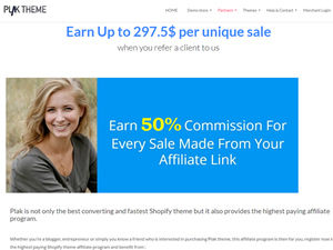 Plak Theme Affiliate Program logo