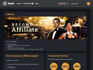 Bspin.io Affiliates logo