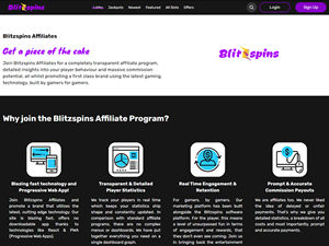 Blitzspins Affiliates logo
