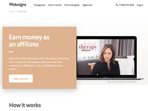 99designs Affiliate Program logo