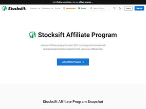 Stocksift Affiliate Program logo