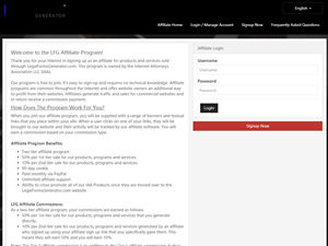 Legal Forms Generator Affiliate Program logo