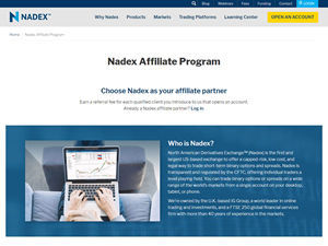 Nadex logo