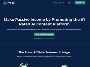 Frase Affiliate Program logo