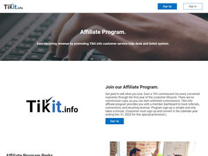 Tikit.info Affiliate Program logo