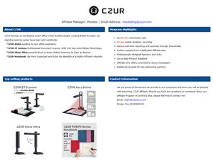 CZUR Affiliate Program logo