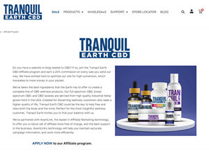 Tranquil Earth CBD Affiliate Program logo