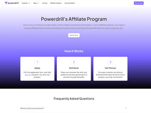 Powerdrill's Affiliate Program logo