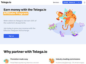Telega.io Affiliate Program logo