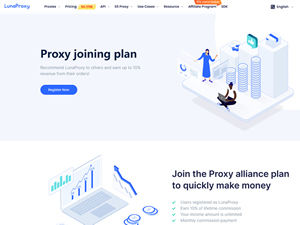 LunaProxy Joining Plan logo