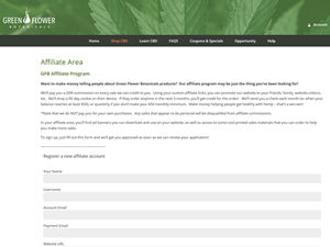 Green Flower Botanicals logo