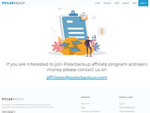 Polarbackup Affiliate Program logo