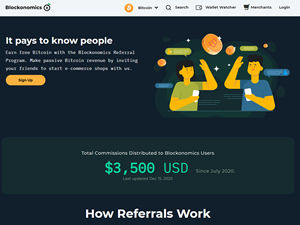 Blockonomics Affiliate Program logo