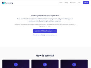 Outranking.io Affiliate Program logo