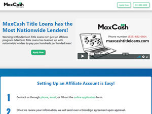MaxCash Title Loans logo