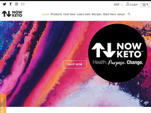 Now Keto logo