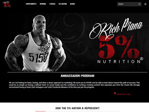 5% Nutrition Ambassador Program logo