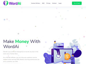 WordAi Affiliate Program logo