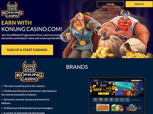Konung Casino Affiliates logo