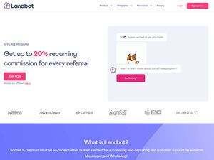 Landbot Affiliate Program logo