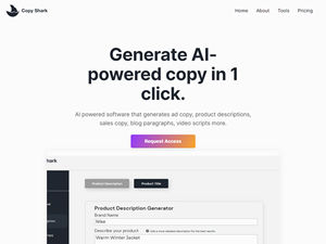 Copy Shark Affiliate Program logo