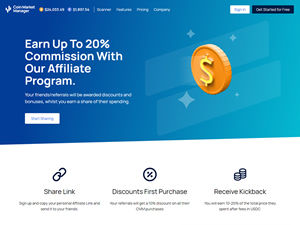 Coin Market Manager Affiliate Program logo